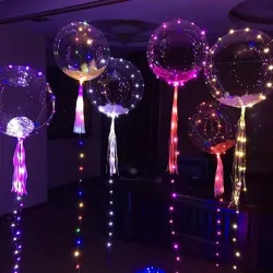ballon lumineux ballon d'air transparen - corde lumière ronde ballon clair